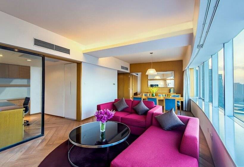 Апартаменты Ejecutiva 2 Спальни, Somerset Riverview Chengdu