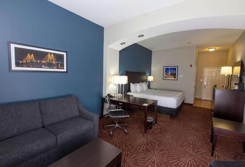 חדר דחוקס עם מיטת קינג, La Quinta By Wyndham Houston East At Normandy