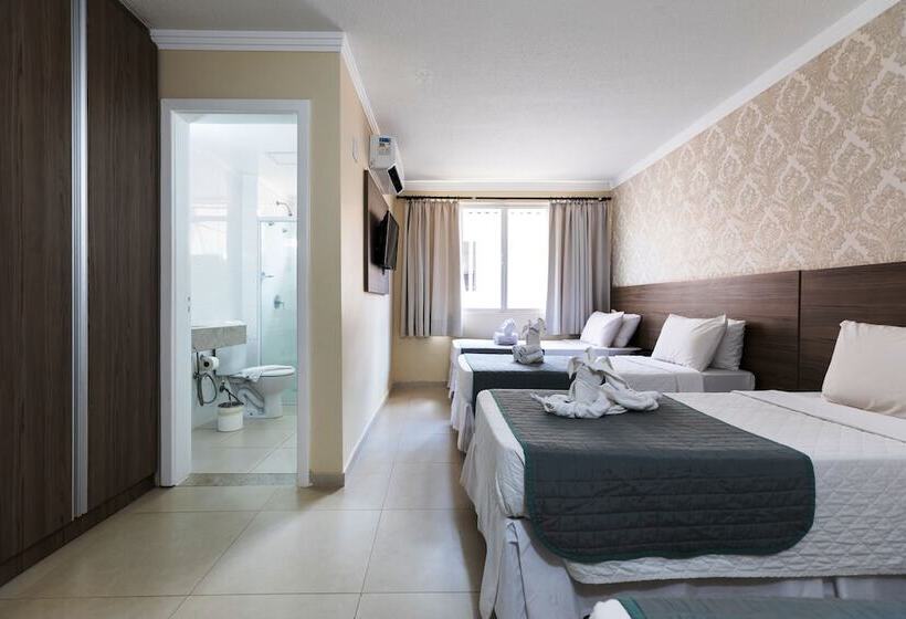 디럭스 4인 룸, Cataratas Park Hotel E Eventos