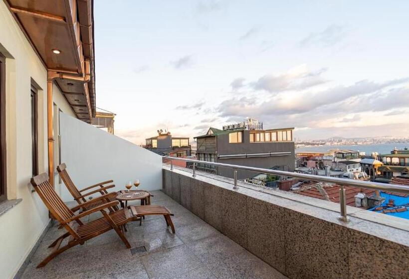 اتاق استاندارد با بالکن و چشم‌انداز دریا, Biz Cevahir Hotel Sultanahmet