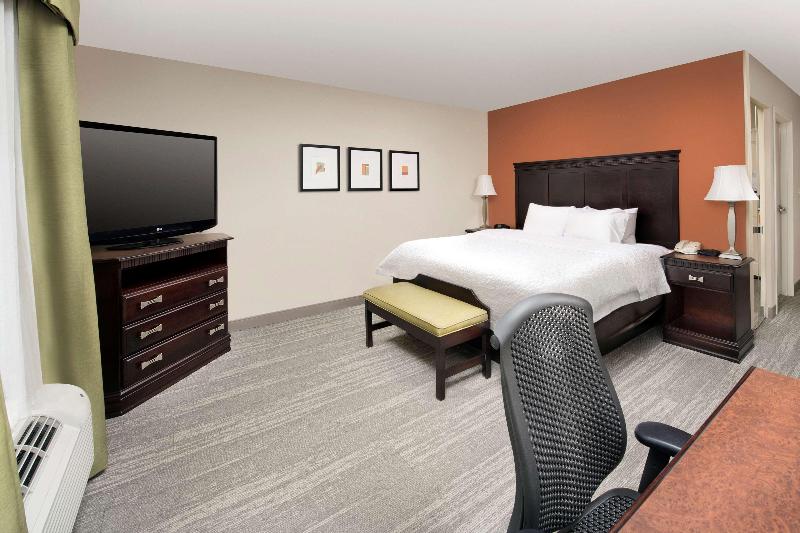 带大床的标准间, Hampton Inn Lenoir City