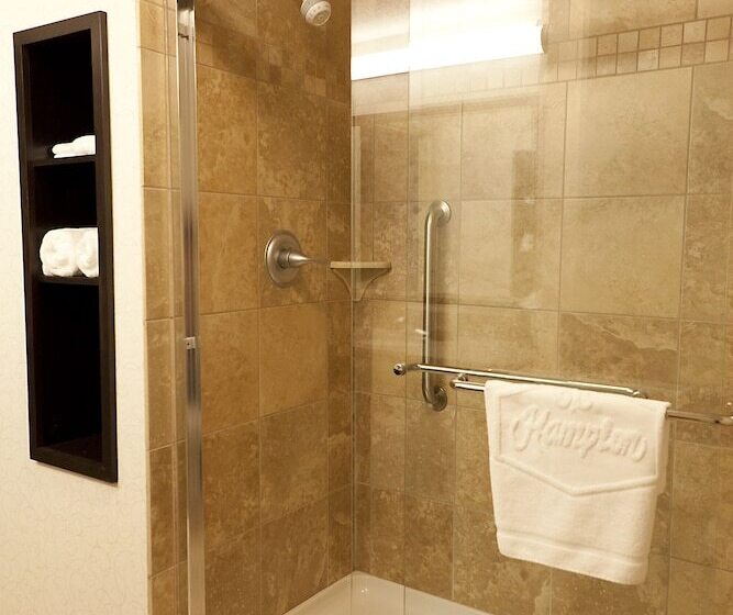 キングサイズベッドのスタンダードルーム, Hampton Inn & Suites By Hilton Lethbridge