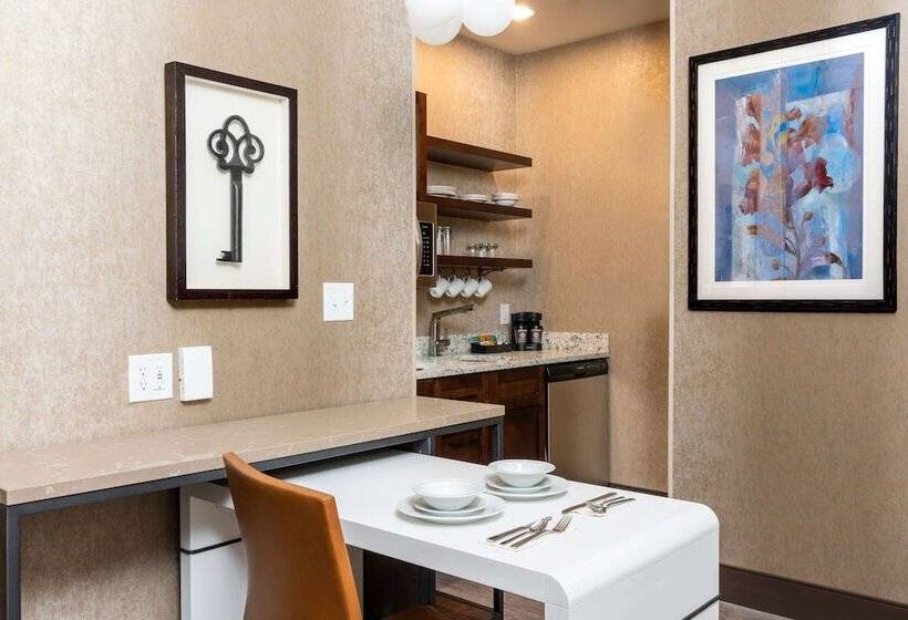 Studio Standard Łóżko Małżeńskie, Homewood Suites By Hilton Indianapolisdowntown