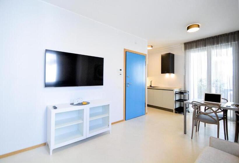 침실 2개 스위트, Prime Blue Suite   Appartamenti Con Jacuzzi Privata