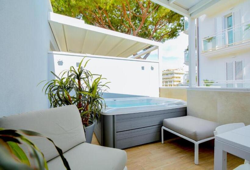 침실 2개 스위트, Prime Blue Suite   Appartamenti Con Jacuzzi Privata