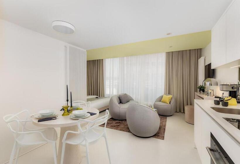 高级工作室, Visionapartments Basel Nauenstrasse   Contactless Check In