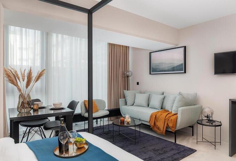 高级工作室, Visionapartments Basel Nauenstrasse   Contactless Check In