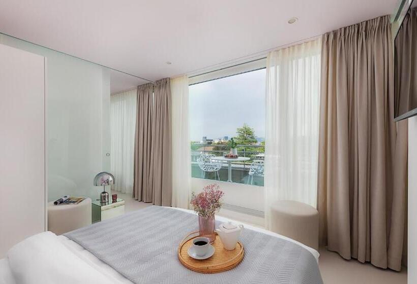 带1个卧室的带阳台的公寓, Visionapartments Basel Nauenstrasse   Contactless Check In