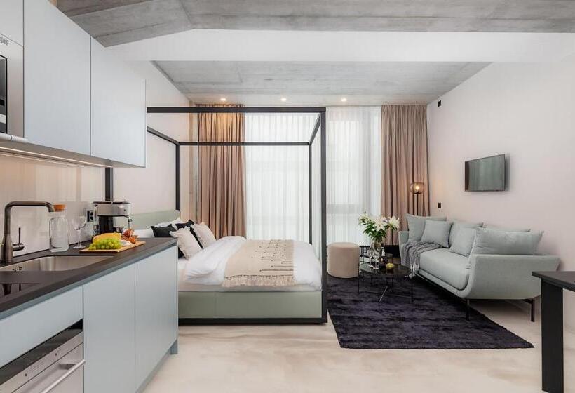 豪华工作室, Visionapartments Basel Nauenstrasse   Contactless Check In