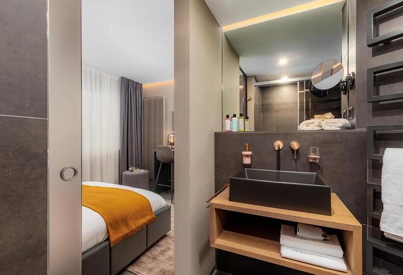 带露台的单人间, Visionapartments Basel Nauenstrasse   Contactless Check In