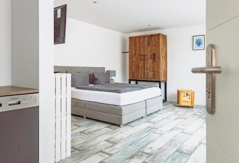 带大床的标准工作室, Das Strandglück   Villa Und Meer