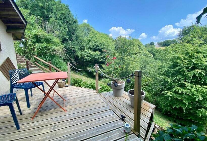 Номер Deluxe, La Chambre D Hotes De Marie Indépendante Et Sa Terrasse Avec Vue Panoramique Proche Alpes Mancelles
