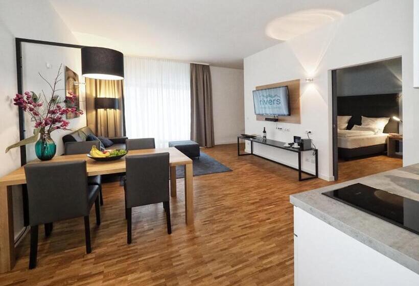 آپارتمان 1 خوابه, Apparthotel Rivers Passau