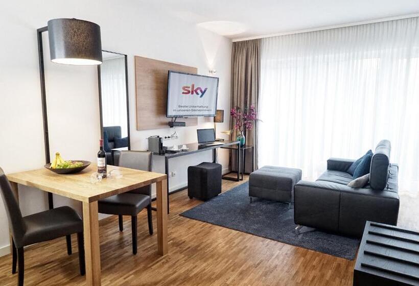 آپارتمان 1 خوابه با بالکن, Apparthotel Rivers Passau