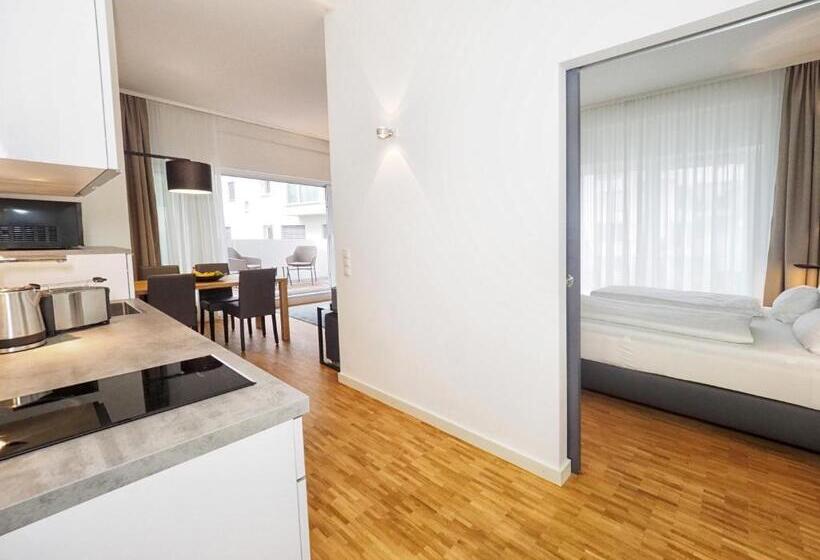 آپارتمان 1 خوابه با بالکن, Apparthotel Rivers Passau