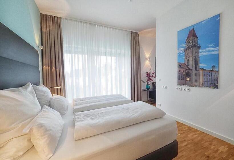 آپارتمان 1 خوابه با بالکن, Apparthotel Rivers Passau
