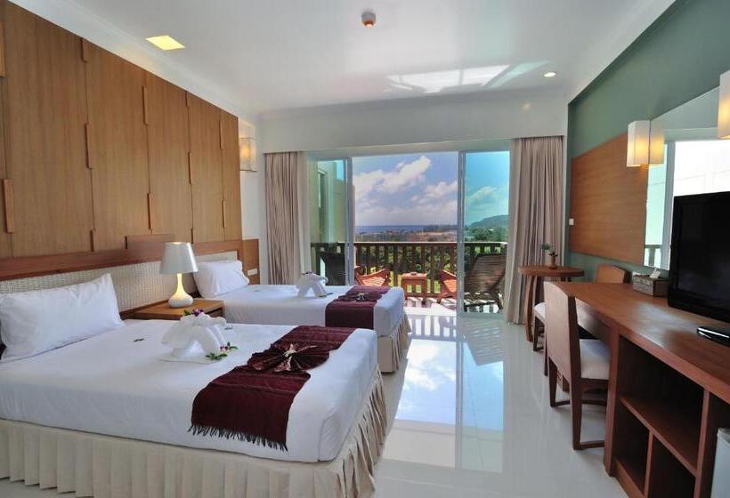 디럭스 룸 바다 전망, Princess Seaview Resort & Spa   Sha Plus