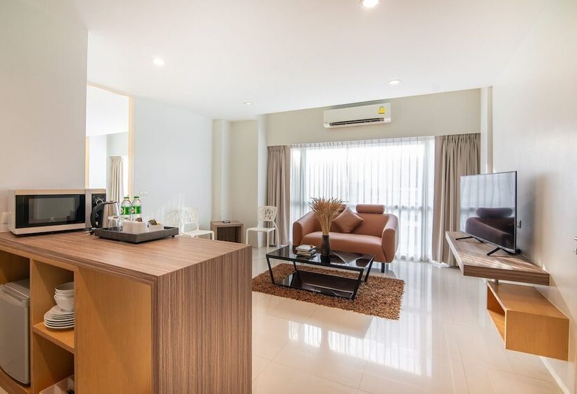 침실 2개 디럭스 아파트, The Lantern Resorts Patong   Sha Extra Plus