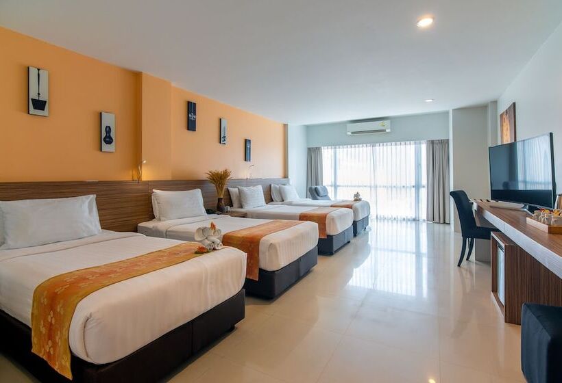 4인용 스탠다드 룸, The Lantern Resorts Patong   Sha Extra Plus