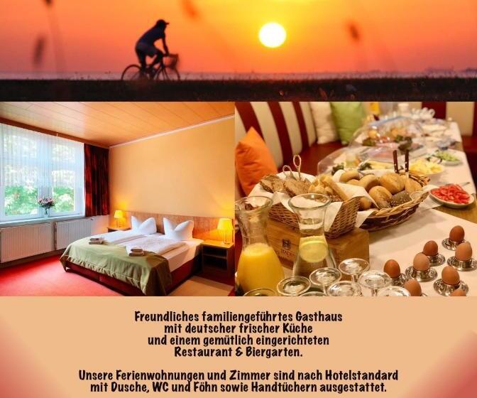 Апартаменты 2 Спальни, Traditionsgasthaus Goldener Löwe Riesa Restaurant & Pension