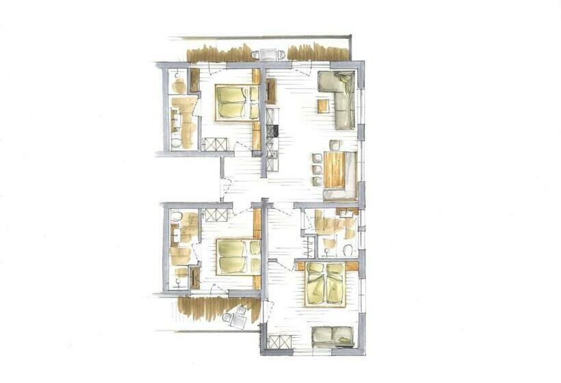 Apartamento 3 Dormitórios, Dachsteinblick
