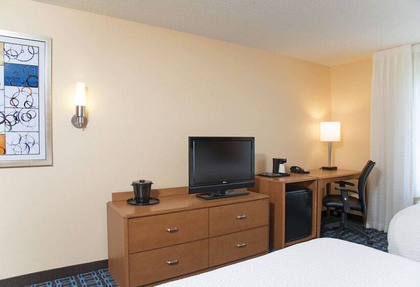 스탠다드 룸 더블 침대 2개, Fairfield Inn & Suites By Marriott Omaha Downtown