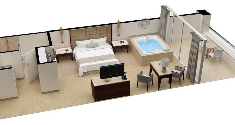 Номер Superior Боковой Вид на Море, Playacar Palace  All Inclusive