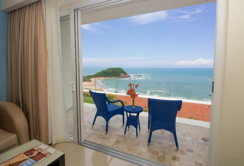 キングサイズベッドのジュニアスイート, Secrets Huatulco Resort & Spa