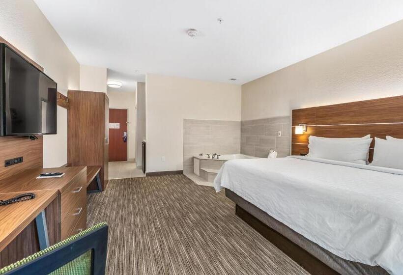 带大床的豪华间, Holiday Inn Express Suites Van Buren Ft Smith Area, An Ihg