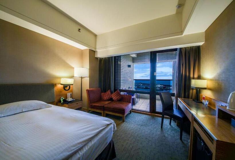 اتاق استاندارد با چشم‌انداز دریا, Fullon Hotel Hualien