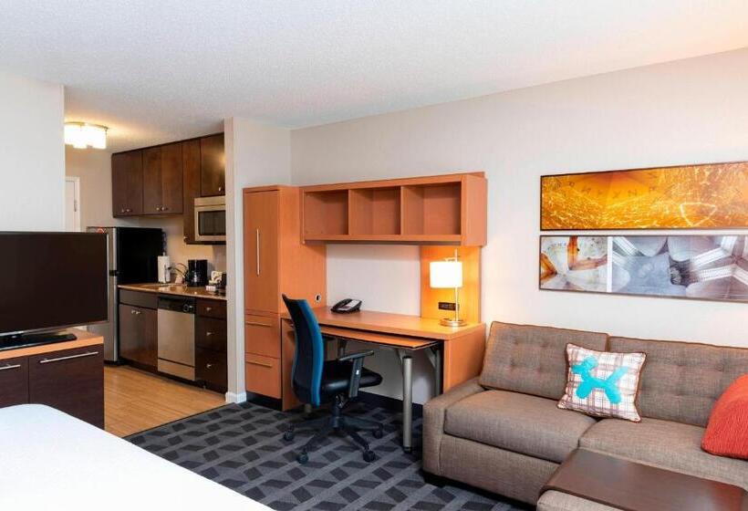 キングサイドベッドのスタンダードワンルーム, Towneplace Suites Fort Wayne North