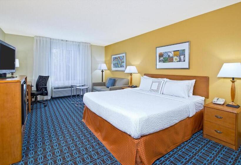 带大床的标准间, Fairfield Inn & Suites By Marriott Chattanooga South East Ridge