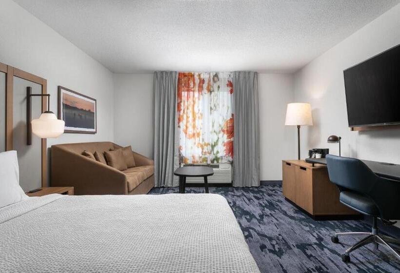 带大床的标准间, Fairfield Inn & Suites By Marriott Chattanooga South East Ridge