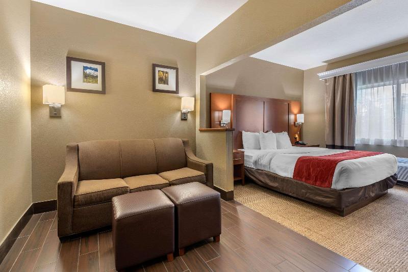 带大床的标准间, Fairfield Inn & Suites Denton