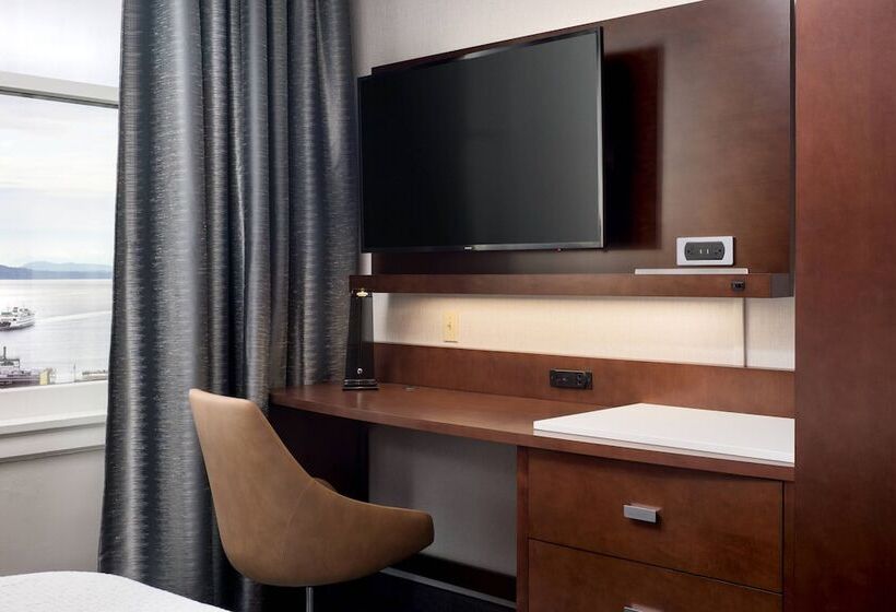 带2个双人床的标准工作室, Courtyard Seattle Downtown/pioneer Square