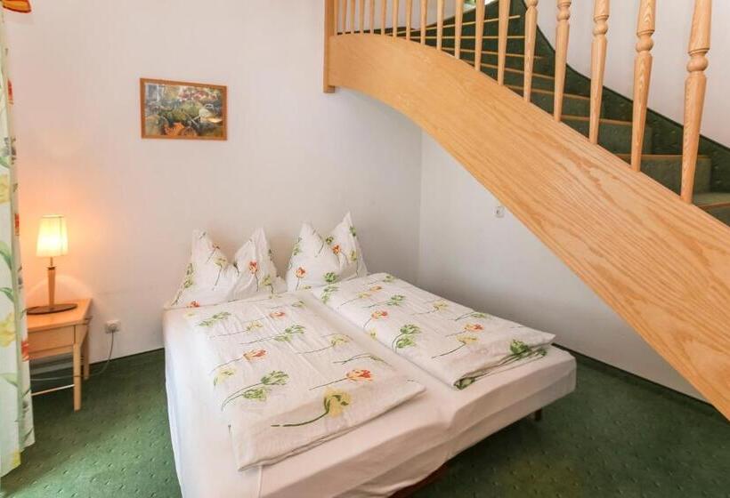 סוויטת ג'וניור עם מרפסת, Alpenhotel Tauernstüberl