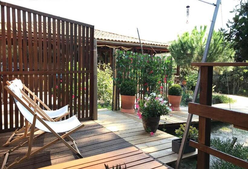 Номер Стандарт Вид на Сад, Cabane Zen Ocean, Les Cabanes Océanes Montalivet