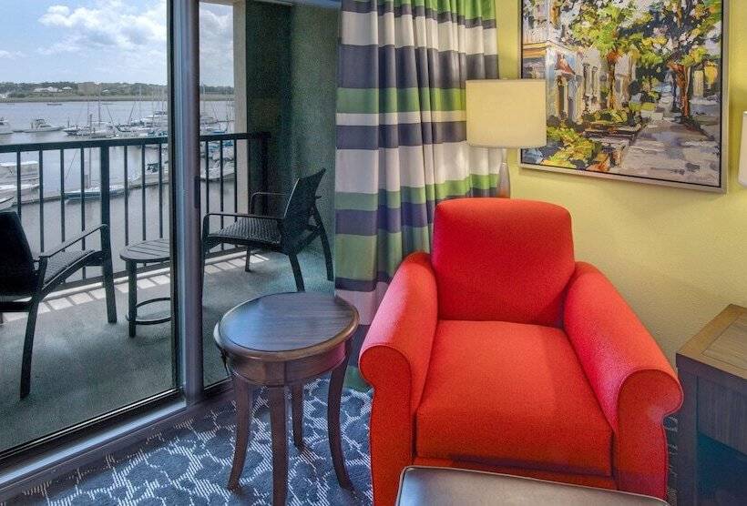 침실 2개 스위트, Hilton Garden Inn Charleston Waterfront/downtown