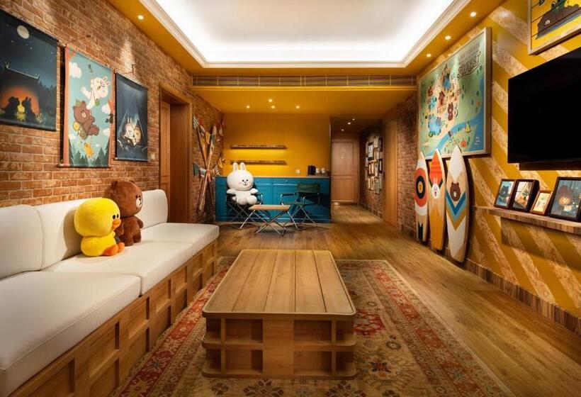 Люкс Кровать Кинг, Line Friends Presents Casa De Amigo