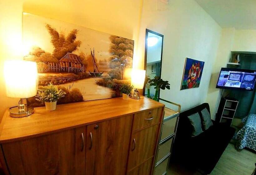 Апартаменты 1 Спальня, Wind Residence T4  I Near Taal View At Sky Lounge