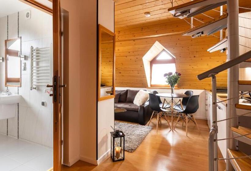 Апартаменты Комфорт 1 Спальня, Aparthotel Delta Zakopane - Delta Garden
