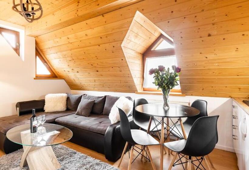 Апартаменты Комфорт 1 Спальня, Aparthotel Delta Zakopane - Delta Garden