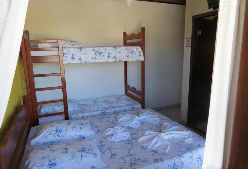 اتاق استاندارد چهار تخته, Pousada Casa Do Mar