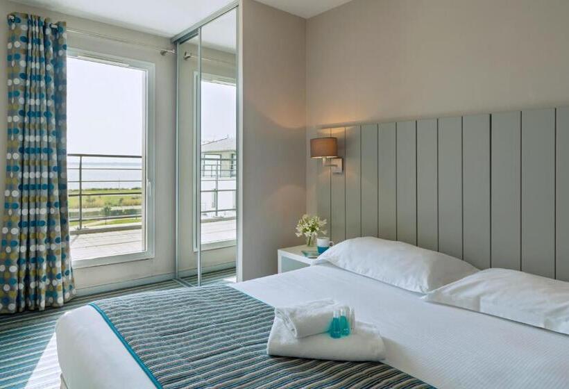 Апартаменты 2 Спальни Боковой Вид на Море, Residence Thalasso Concarneau