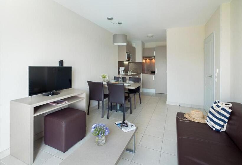 Апартаменты 1 Спальня Вид на Море, Residence Thalasso Concarneau