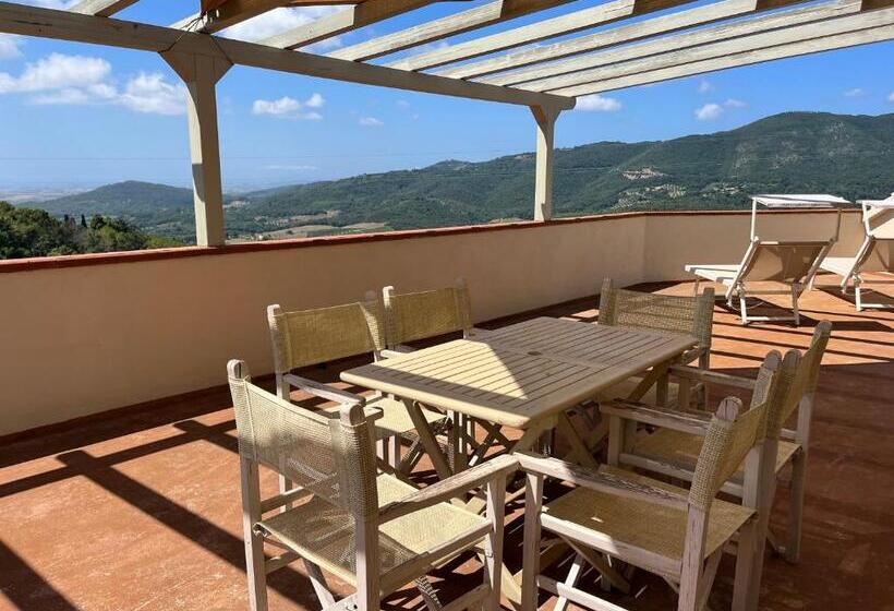 带1个卧室的带阳台的公寓, Agriturismo Il Ghiaccio