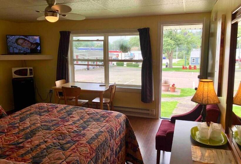 带2个双人床的标准工作室, Lakelawn B&b Motel