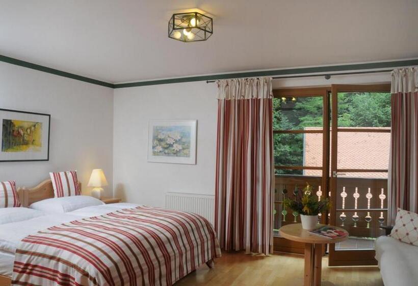 스탠다드 발코니 룸, Naturidyll Hotel Hammerschmiede