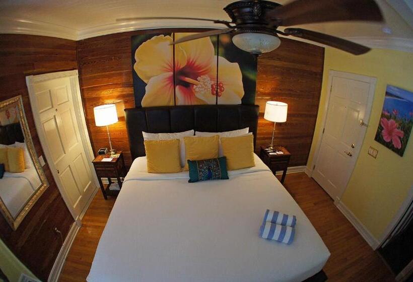 חדר דחוקס עם מיטת קינג, Duval Inn   Key West