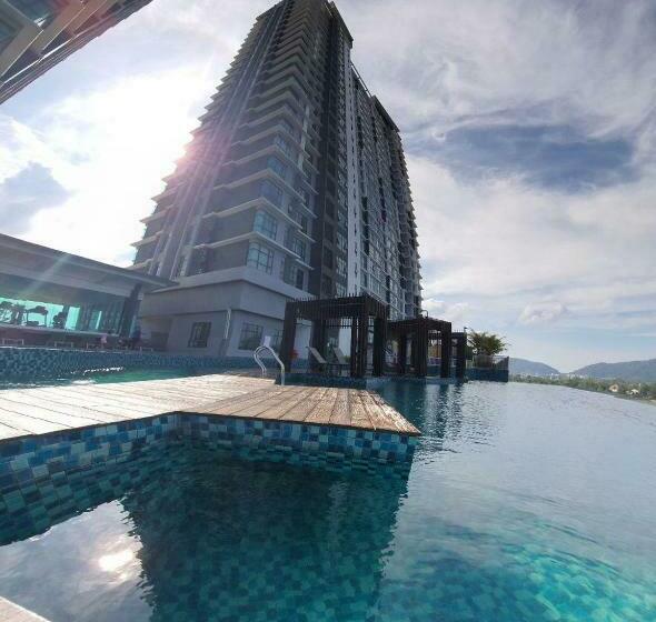استودیوی استاندارد با چشم‌انداز دریا, Kuantan Imperium Seaview Cityview By Avenzee